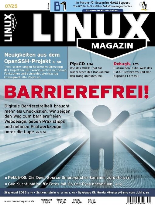 Title details for Linux Magazin germany by Computec Media GmbH - Available